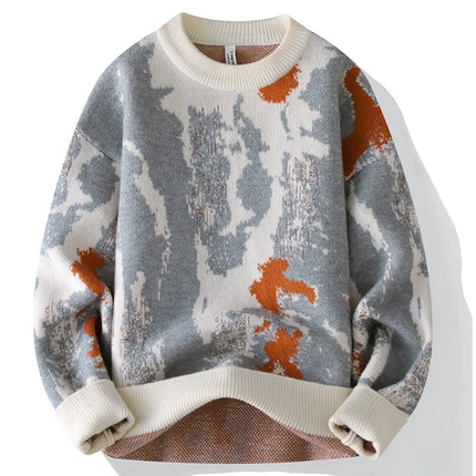 Autumn and winter Men's Fashion casual Round Neck Warm sweater slim fit Sweaters Men sweater male Thicken Warm wool pullovers