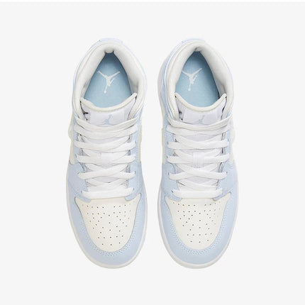 Scarpe casual Nike originali Air Jordan 1 Mid SE GS da donna per bambini grandi FQ9117-400 platinumshop