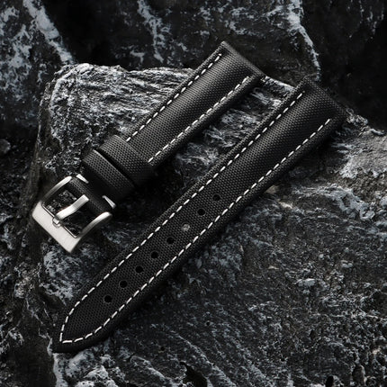 Cinturino per orologio in tela di nylon 18/19/20/21/22mm per Omega per Blancpain Sailcloth cinturino impermeabile cinturino da polso in pelle a sgancio rapido