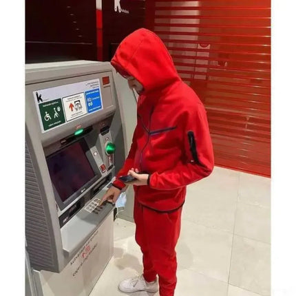 Men's Tracksuits Sports Suit Cotton Brand Tech Fleece Good Quality Hoodie Male Training Wear Sweatshirt Set Sweatpants PlatiNum
