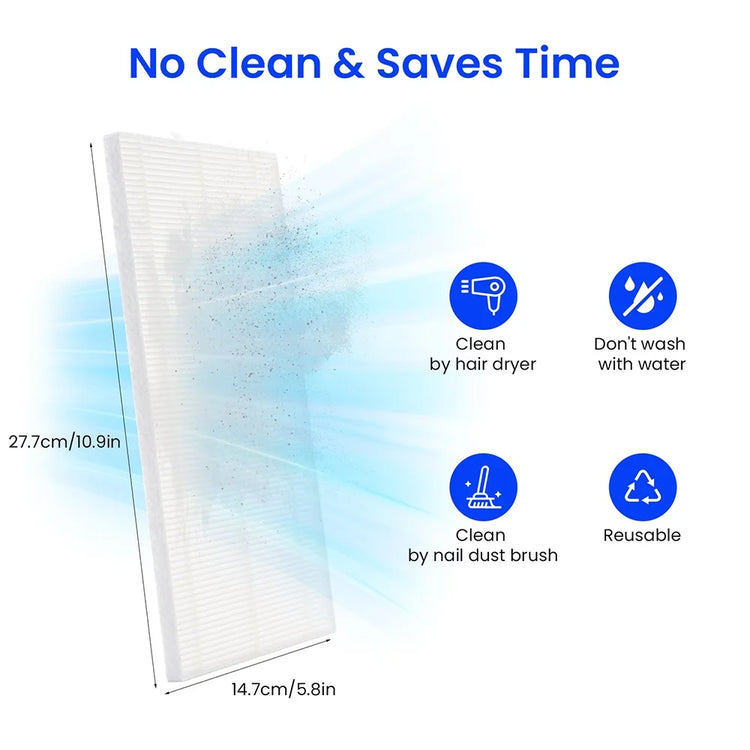 Brushless Nail Dust Collector Dual Turbo Fans Nail Vacuum Cleaner 5-Level Suction Two Hands Nail Dust Extractor Fans for Nail Salon Manicure Table