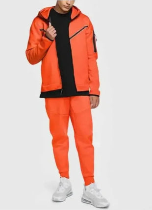 Men's Tracksuits Sports Suit Cotton Brand Tech Fleece Good Quality Hoodie Male Training Wear Sweatshirt Set Sweatpants PlatiNum