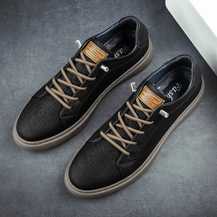 Italian Brand Black Genuine Leather Oxford Shoes UNISEX Casual Shoes Lace Up Flat Sneakers  Luxury Shoes for Men Big Size: 36-47