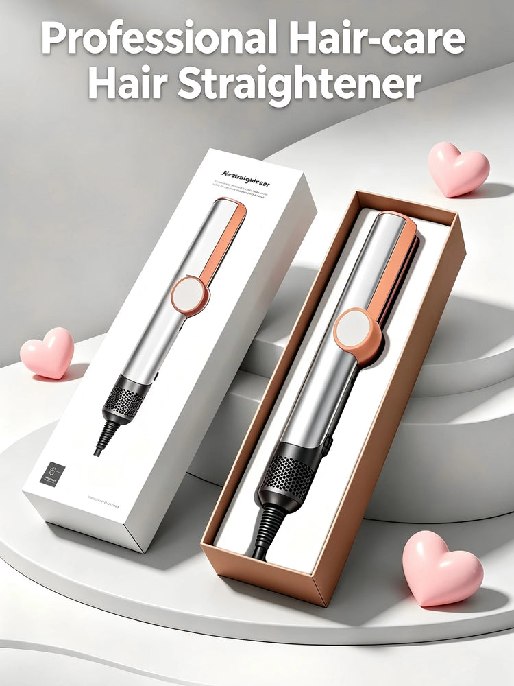 Local Ship SenCiciMen 2 IN 1 High Quality Hair Straightener Negative Ion Hair-care Wet/Dry Straightening Hot Styling Tools Intelligent Temperature Control No heat Damage Hair dryer Lock in Moisture & Shine Hair Straighteners