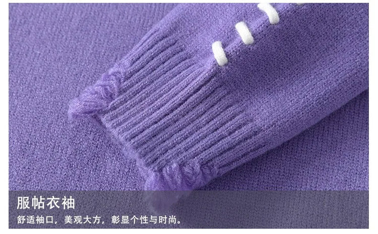 Solid Color Trendy Loose Knit Sweater With Coarse Yarn Weaving Pattern For Autumn And Winter Men's Top And Street Pullover
