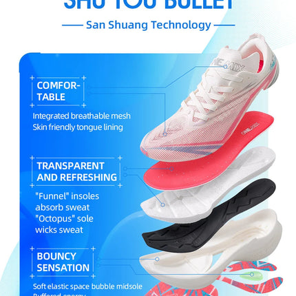 ONEMIX 2026 Tupo Nuove Scarpe da Corsa Marathon con Piastra in Carbonio, Supporto Stabile per Assorbimento degli Urti, Sneakers Ultraleggere con Rimbalzo platinumshop
