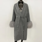 Gray long sheep