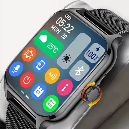 Smartwatch 2025 per Android e iOS, Schermo a Colori da 2,01 Pollici, Risposta alle Chiamate Bluetooth, Orologio Fitness Tracker per Donne e Uomini platinumshop
