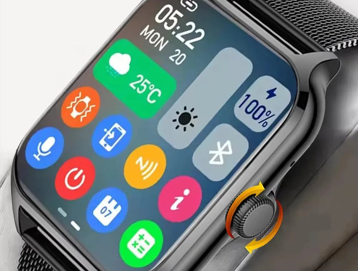 Smartwatch 2025 per Android e iOS, Schermo a Colori da 2,01 Pollici, Risposta alle Chiamate Bluetooth, Orologio Fitness Tracker per Donne e Uomini platinumshop