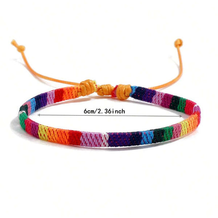 Set di 12 braccialetti Boho Surfer Beach per uomo e donna, braccialetti estivi Boho intrecciati, gioielli fatti a mano per festival platinumshop
