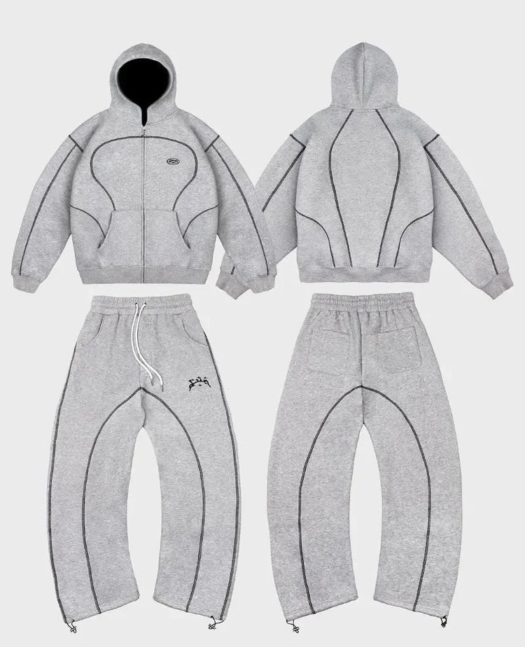 Street Retro Men's Casual Sportswear with Trendy Silhouettes Unique Hip-Hop Style Patterned Oversized Sweatshirts Casual Hoodies PlatiNum