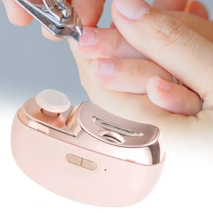 3-in-1 Electric Nail Trimmer for Seniors & Adults, Automatic Nail Clipper with Polishing, Rechargeable Safe Nail Cutter for Elderly Kids