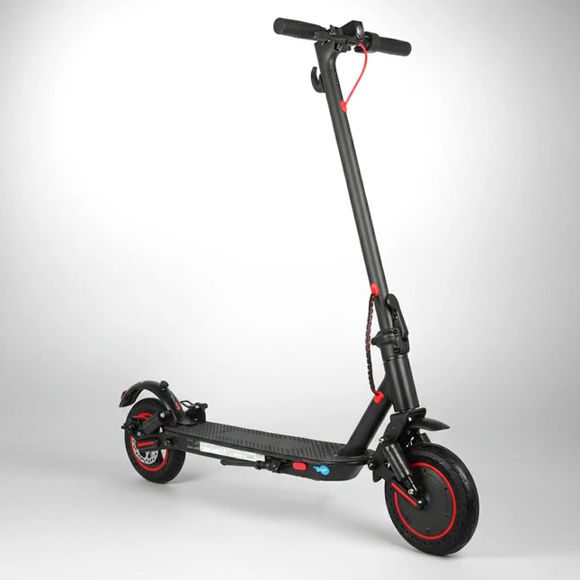 Monopattino Elettrico per Adulti, E-scooter Pieghevole 350W 36V con Batteria 10.4Ah, Doppia Sospensione, Pneumatici da 10 Pollici, Scooter Elettrico da Città e Fuoristrada