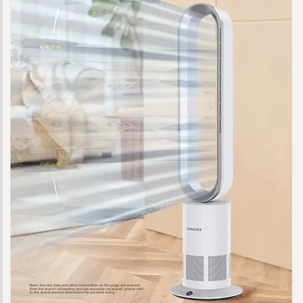 Ventilatore a Torre Senza Pale Angelo Tedesco 220V, Purificatore d'Aria e Riscaldatore 2 in 1 per Uso Domestico QDW