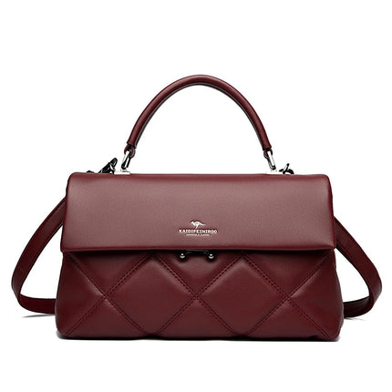 Women's Bag New Trend Korean Handbags Designer Luxury Brand Ladies Shoulder Bags Soft Leather Fashion Versatile Crossbody Bags PlatiNum