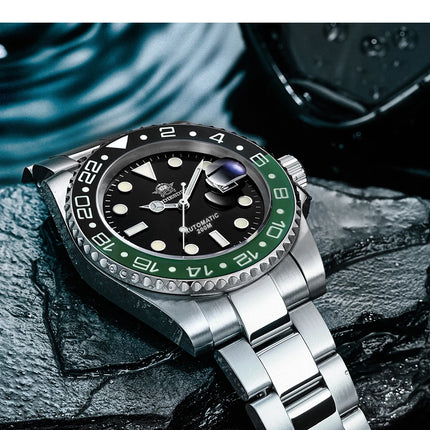 ADDIESDIVE Men's Watch NH35 Automatic Luxury Sapphire Crystal 200m Waterproof Luminous Date Stainless Watches Relogios Masculino