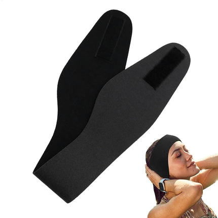 Kids and Adults Swimming Headband, Adjustable Waterproof Ear Band for Swimming and Diving, Ear Protection