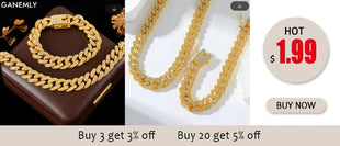 GANEMLY 316L Stainless Steel Snakehead Shining Zircon Necklace Trendy Neck Chain Choker Collar Waterproof Jewelry For Women PlatiNum