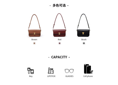 LA FESTIN Original Brand New Shoulder Crossbody Bag Handbag Women Leather Bag Small Square Bag Ladies Designer Fashion Bags