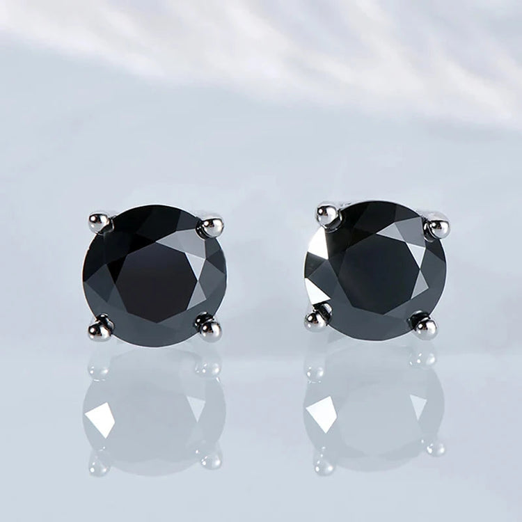 Real 0.1-3CT Test Passed Moissanite Diamond Stud Earrings for Women S925 Silver Platinum Plated Bride Wedding GRA Fine Jewelry PlatiNum