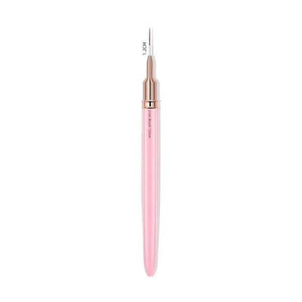 6 Size Nail Art Liner Brushes 5/7/9/11/20/25mm Painting Nail Art Brush Dotting Drawing Tool Long Lines Thin Details Manicure Pen