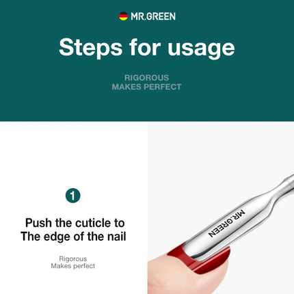 MR.GREEN Nail Cuticle Nipper Manicure Scissors Stainless Steel Dead Skin Remover Pusher Tool Trimmer