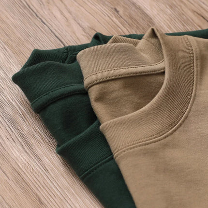 11.29oz 320Grams Heavy Cotton Weight Oversized Loose Men T-shirt Solid Color Drop Shoulder Short Sleeve High Quality PlatiNum