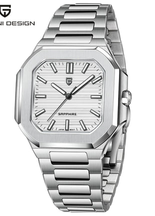 PDYS019 PAGANI DESIGN Orologi da polso al quarzo da uomo TMI VH31 37MM 10Bar Impermeabile 316L Acciaio inossidabile di lusso Zaffiro