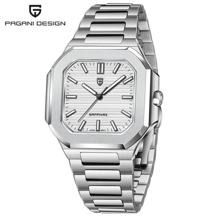 PDYS019 PAGANI DESIGN Orologi da polso al quarzo da uomo TMI VH31 37MM 10Bar Impermeabile 316L Acciaio inossidabile di lusso Zaffiro