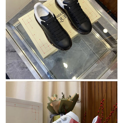 Handmade Men Casual Shoes Genuine Leather Oversize Platform Sneakers Air Cushion Trainers Man Flat Loafers Daily Office Footwear