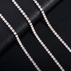 3mm Wide Silver / 41cm 16inch