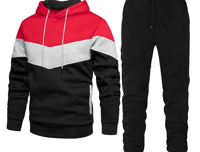 2025 model men's suit - sports hoodie + pants - winter/spring edition - sports hooded sweatshirt - sports pants - fashionable sl PlatiNum