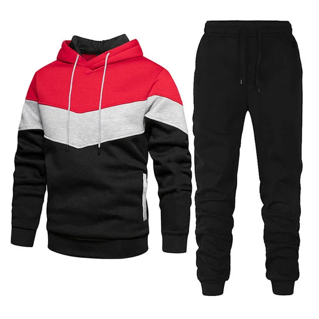 2025 model men's suit - sports hoodie + pants - winter/spring edition - sports hooded sweatshirt - sports pants - fashionable sl PlatiNum