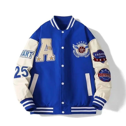 Spring and Autumn New Baseball Jacket Men's Jacket Street Hip Hop Windproof Jacket Autumn and Winter Warm Baseball Shirt Jakcet