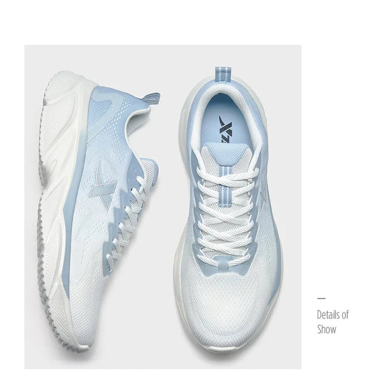 Xtep Running Shoes For Men Breathable Wear-Resistant Men's Sports Shoes Lightweight Jogging Cushioning Sneakers 877119110026 PlatiNum