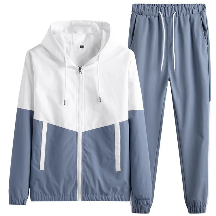 M-6XL-New-Men's-Sportswear-Set-from-Japan-South-Korea-Autumn-Casual-Wear-Men's-Hooded-Jacket-Leg-Tied-Pants-Trendy-Casual-Suit