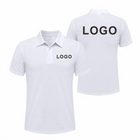 Polo traspirante con logo personalizzato Abbigliamento casual per gruppi aziendali Polo a maniche corte con risvolto Abiti da lavoro Stampa ricamo