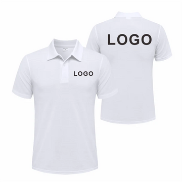 Polo traspirante con logo personalizzato Abbigliamento casual per gruppi aziendali Polo a maniche corte con risvolto Abiti da lavoro Stampa ricamo