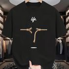 T-shirt Muster Salt Pirate Crew di One Eyed Willy - Herren Casual Kurzarm, schwarz, mutiges 