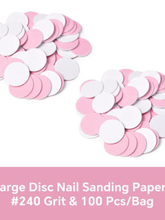 Dead Skin Replaceable Sanding Paper Set for Manicure Pedicure With Metal Disc Nail Drill Bit Calluses Removal Foot Care Tool Acc 2028