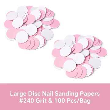 Dead Skin Replaceable Sanding Paper Set for Manicure Pedicure With Metal Disc Nail Drill Bit Calluses Removal Foot Care Tool Acc 2028