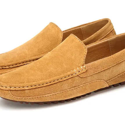 Mocassini da uomo in pelle scamosciata di lusso 2022 scarpe casual da uomo scarpe da barca fatte a mano da uomo Slipon scarpe da guida mocassini maschili Zapatos
