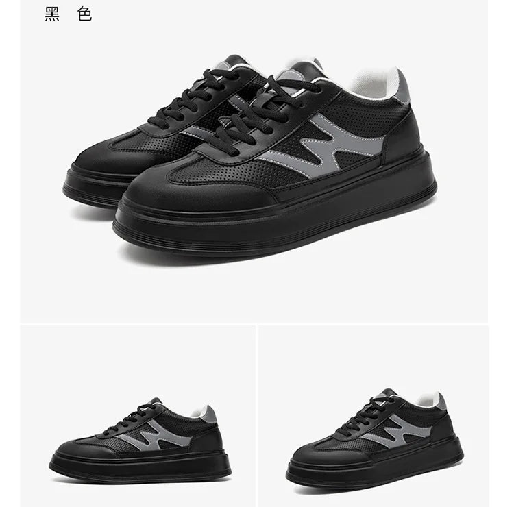 Hot selling Breathable Thick soled Trendy waterproof Durable Casual height increasing shoes Increase by 6 centimeters