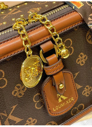 Brand Women's Bag 2025 New Style Light Luxury Western Style High Quality Handbag Designer Casual Versatile Crossbody Bag PlatiNum
