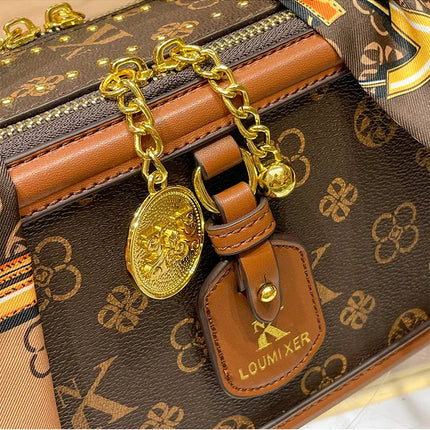 Brand Women's Bag 2025 New Style Light Luxury Western Style High Quality Handbag Designer Casual Versatile Crossbody Bag PlatiNum