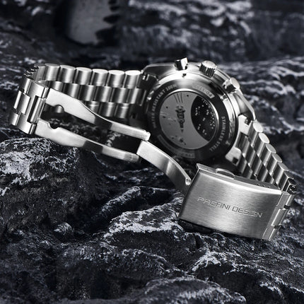 Orologio da Polso PAGANI DESIGN di Lusso Blu alla Moda per Uomo, Cronografo Sportivo con Vetro Zaffiro AR e Quadrante Luminoso, Modello 2026
