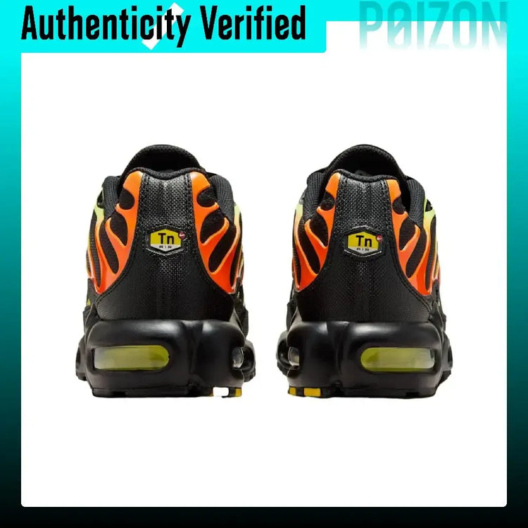 Nike Air Max Plus Running Shoes Unisex Black Orange DM0032-028