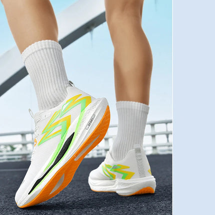 2026 NEW Men Sports Running Shoes Off Marathon Breathable Light Comfortable Women Athletic Sneakers Jogging Tenis Air Cushion PlatiNum