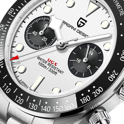 Nuovo Orologio da Uomo PAGANI DESIGN BB Panda 2026, Orologio al Quarzo di Lusso Retrò, Cronografo Sportivo da Polso, Impermeabile 100M, Luminoso