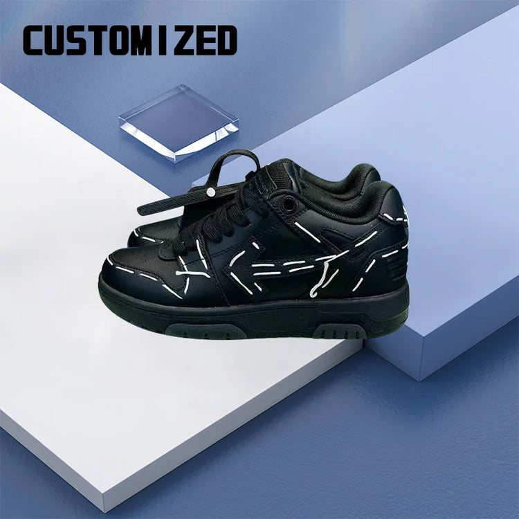 Low-Top Lace-Up Fashionable Sneakers With Round Heads, Multiple Color Options, Durable And Comfortable Couple Shoes High Level O